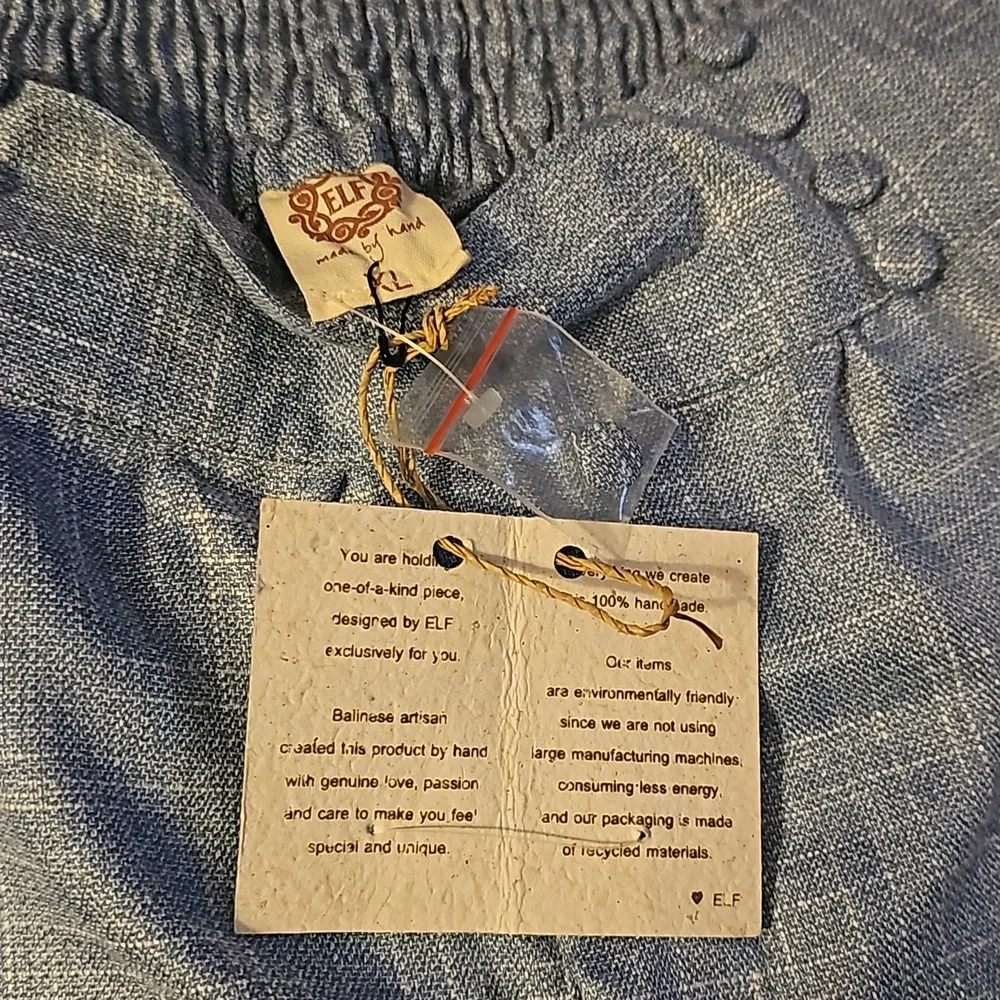 ELF Light Blue Wide Leg Pants - Women - Picture 5 of 8